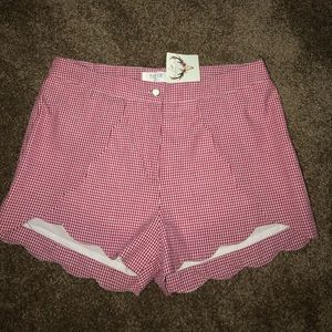 NWT Gingham Shorts
